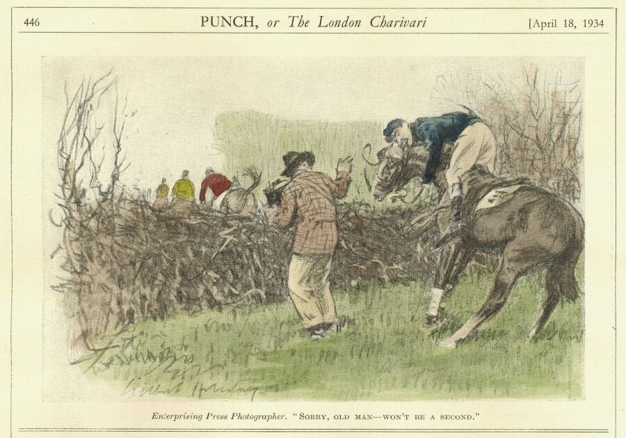 Cartoon punch 00872 Art A4 Photo Print