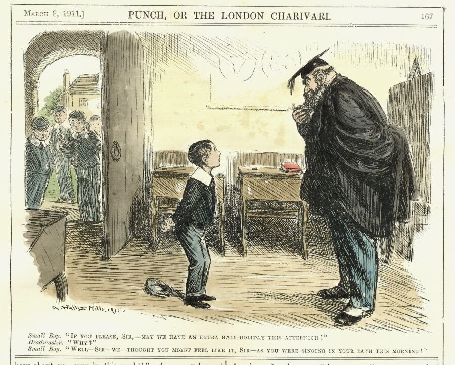 Cartoon punch 00927 Art A4 Photo Print UK