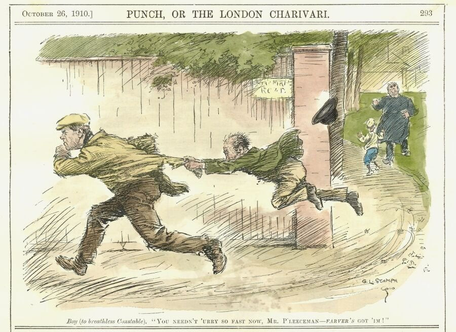 Cartoon punch 01075 Art A4 Photo Print