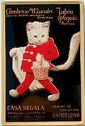 Casa Segala Cat Vintage Retro Advert Ads A4 Photo Print