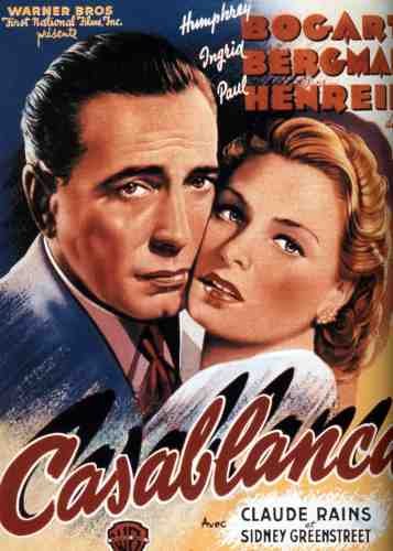  Casablanca 01 film star poster A4 Photo Print