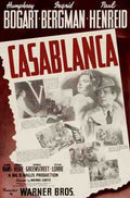  Casablanca 03 film star poster A4 Photo Print