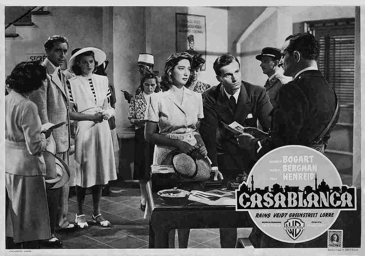Casablanca 09  film star poster A4 Photo Print