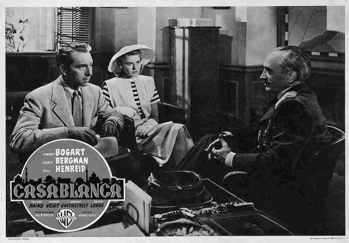 Casablanca 10  film star poster A4 Photo Print