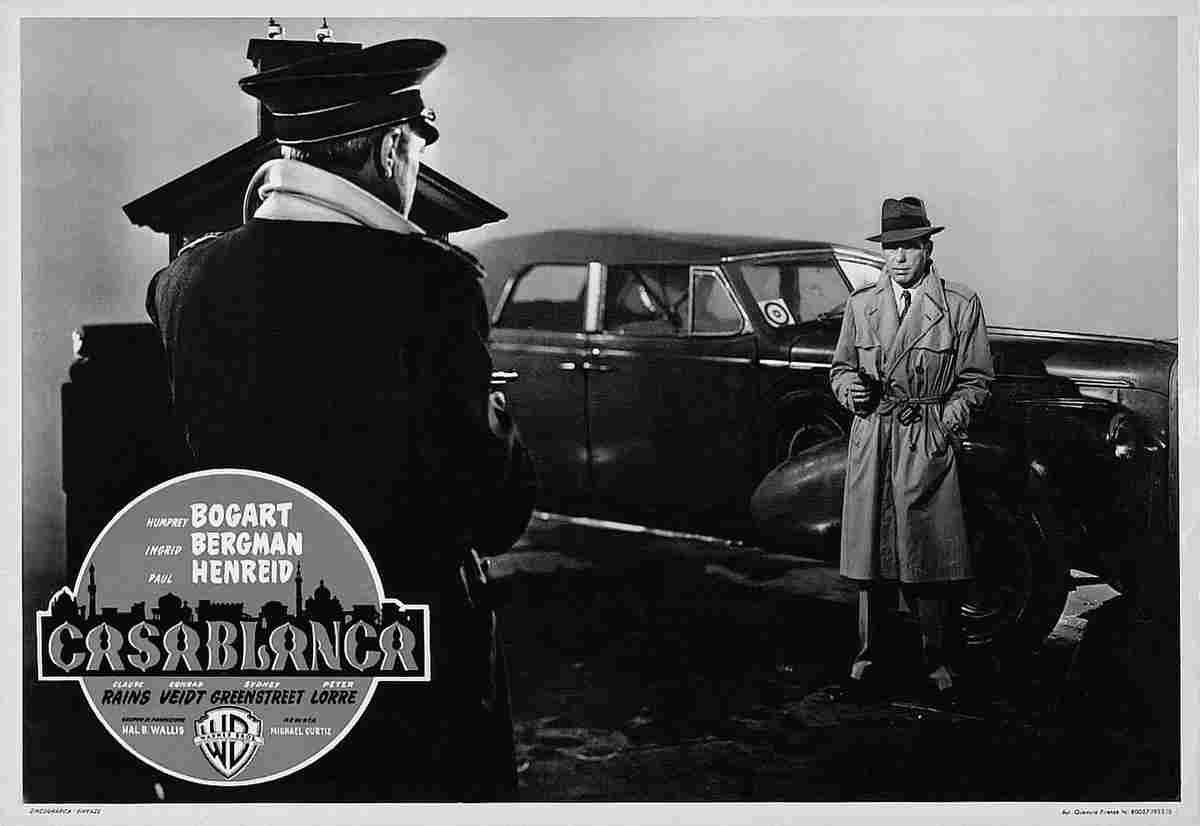 Casablanca 11  film star poster A4 Photo Print