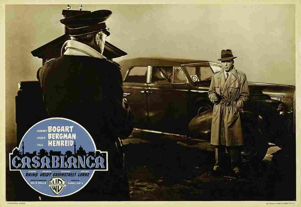 Casablanca 11S  film star poster A4 Photo Print