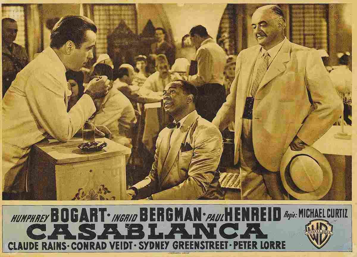Casablanca 17  film star poster A4 Photo Print
