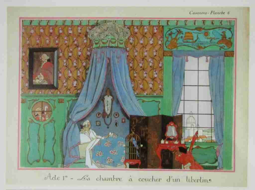 Casanova 6 And 20 George Barbier A4 Photo Print