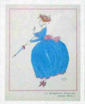 Casanova La Marquise Perline 2 George Barbier A4 Photo Print