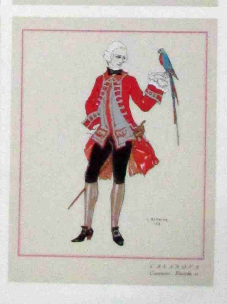 Casanova Plate 21 George Barbier A4 Photo Print