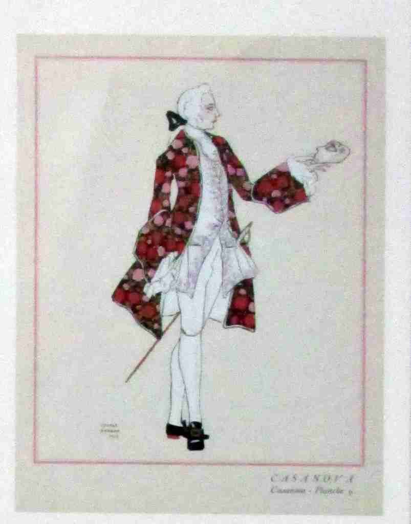 Casanova Plate 7 George Barbier A4 Photo Print