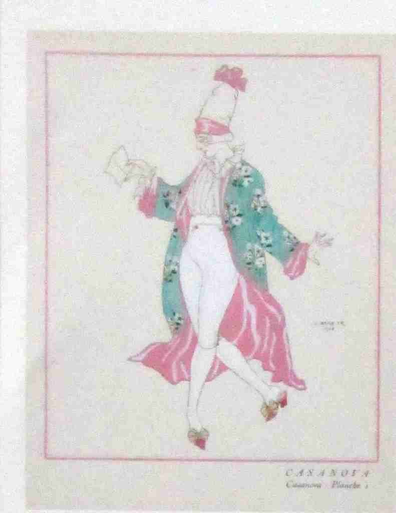 Casanova Plate1 George Barbier A4 Photo Print