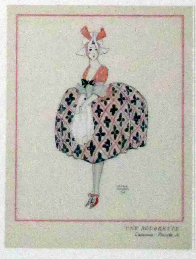 Casanova Une Soubrette George Barbier A4 Photo Print
