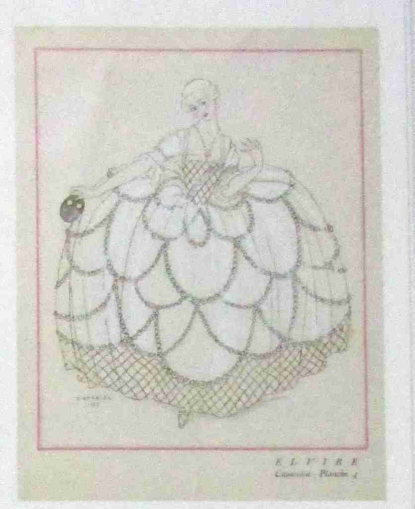 Casanova, Plate 4 George Barbier A4 Photo Print