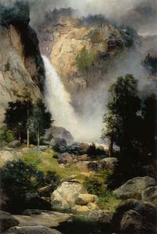 Cascade Falls Yosemite A4 Photo Print