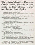 Cascarets Childrens Laxative Vintage Retro Advert Poster A4 Photo Print