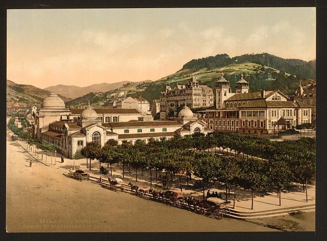 Casino and baths La Bourboule Vintage A4 Photo Print