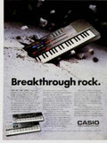 Casio Ht700 Keyboard Vintage Retro Advert Ads A4 Photo Print