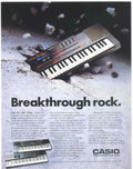 Casio Ht700 Rock Vintage Retro Advert Poster A4 Photo Print