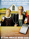 Casio Ml 90 Vintage Retro Advert Ads A4 Photo Print