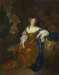 Caspar Netscher Portrait of a Lady A4 Photo Print