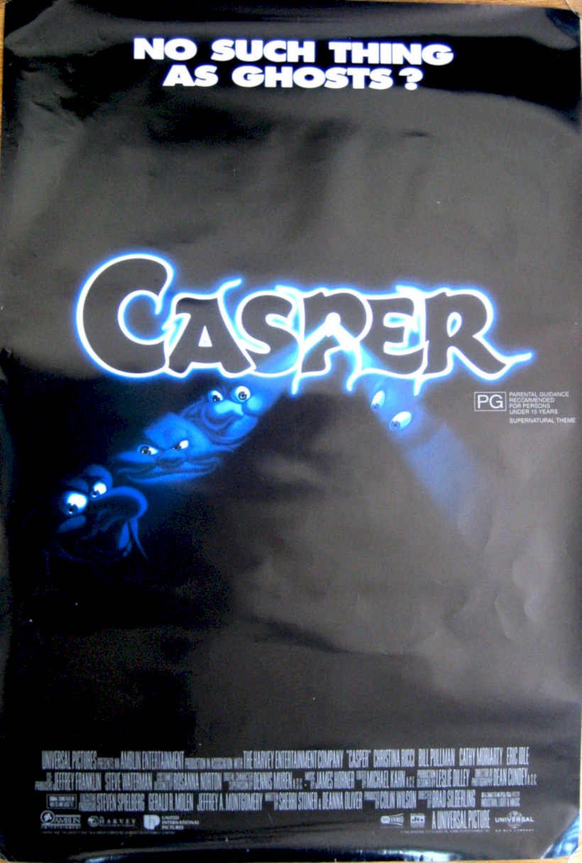 Casper Ghosts Purple Vintage Retro Advert Poster A4 Photo Print