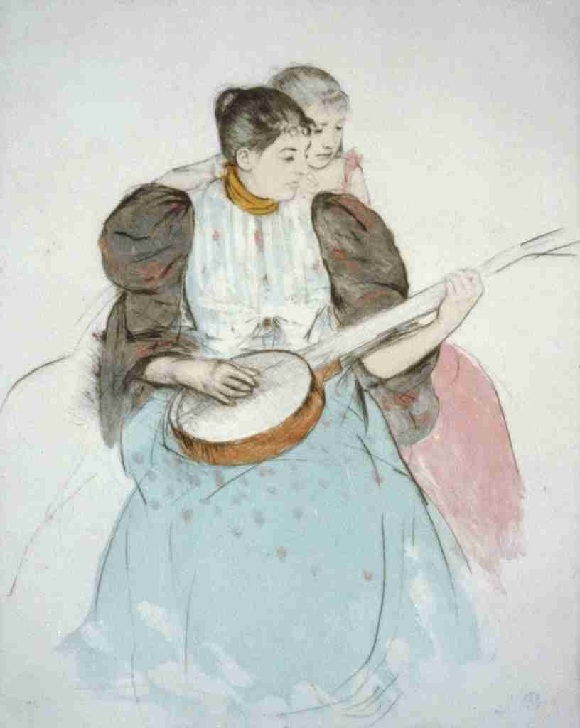 Cassatt Mary 1844 1926 The Banjo Lesson 1894 A4 Photo Print
