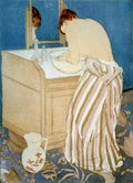 Cassatt Mary 1844 1926 Woman Bathing 1891 colour adjusted A4 Photo Print