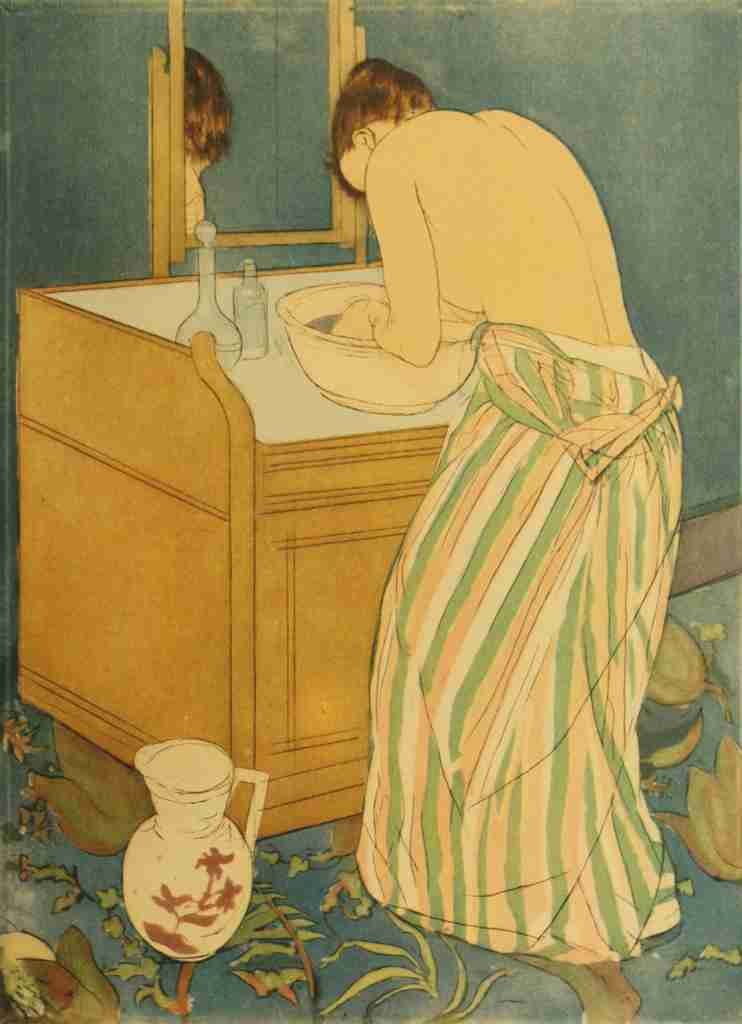 Cassatt Mary 1844 1926 Woman Bathing 1891 A4 Photo Print