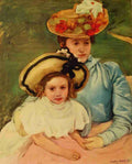 Cassatt Mary 1844 1926 Young Girl in a Large Hat 1901 A4 Photo Print