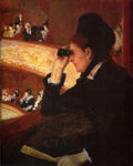 Cassatt Mary At The Opera  A4 Photo Print