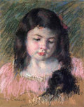 Cassatt Mary Bust Of Francoise Looking Down  A4 Photo Print