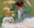 Cassatt Mary Mother Playing With Her Child  A4 Photo Print