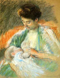 Cassatt Mary Mother Rose Nursing Her Child  A4 Photo Print