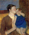 Cassatt Mary Mother S Goodnight Kiss  A4 Photo Print
