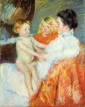 Cassatt Mary Mother Sara And The Baby  A4 Photo Print