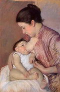 Cassatt Mary Motherhood  A4 Photo Print