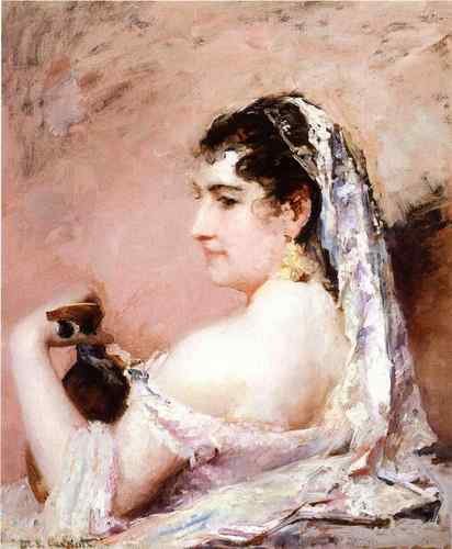 Cassatt Mary Roman Girl  A4 Photo Print