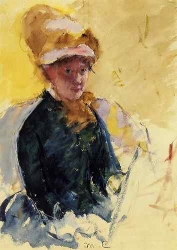 Cassatt Mary Self Portrait  A4 Photo Print