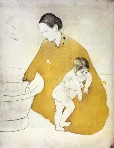 Cassatt Mary The Bath 1891  A4 Photo Print