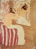 Cassatt Mary The Coiffure Study  A4 Photo Print
