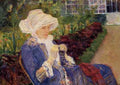 Cassatt Mary The Garden  A4 Photo Print