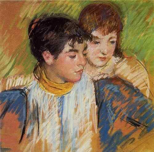 Cassatt Mary The Two Sisters  A4 Photo Print