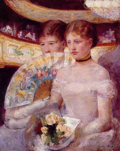 Cassatt Mary Two Women In A Theater Box  A4 Photo Print