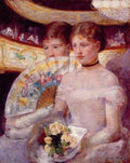 Cassatt Mary Two Women In Theater Box A4 Photo Print