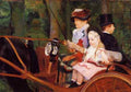 Cassatt Mary Woman And Child Driving  A4 Photo Print