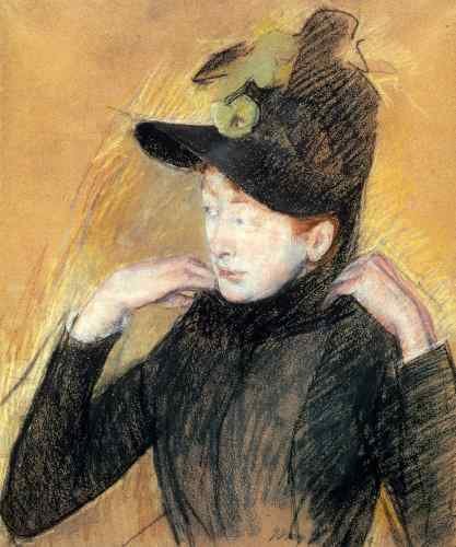 Cassatt Mary Woman Arranging Her Veil  A4 Photo Print