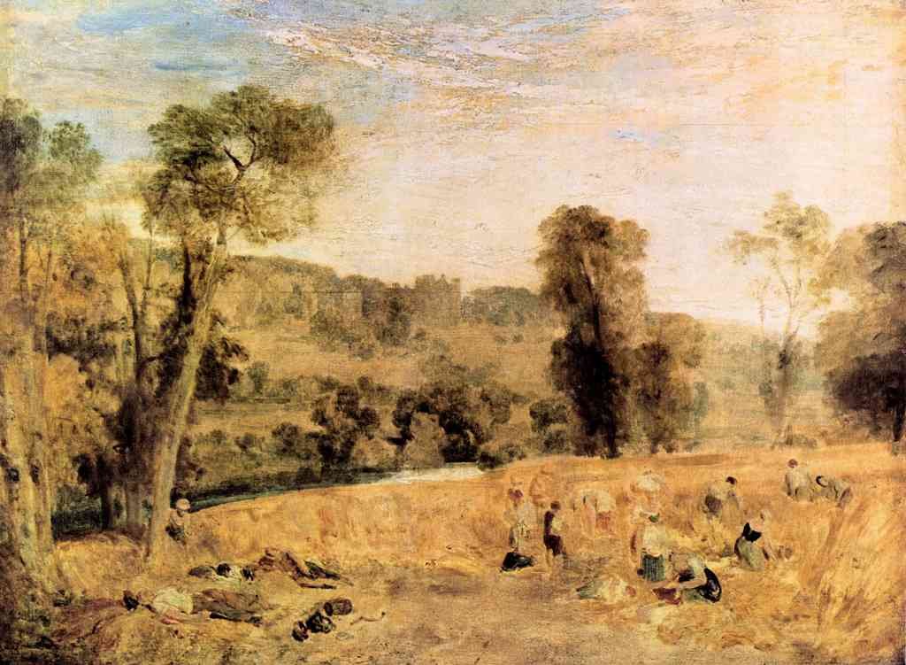 Cassiobury Park Harvest Joseph Mallord Turner A4 Photo Print