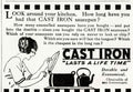 Cast Iron Pots Vintage Retro Advert Poster A4 Photo Print