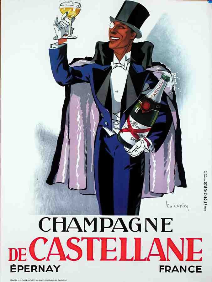 CastellaneDupin Vintage Advert A4 Photo Print